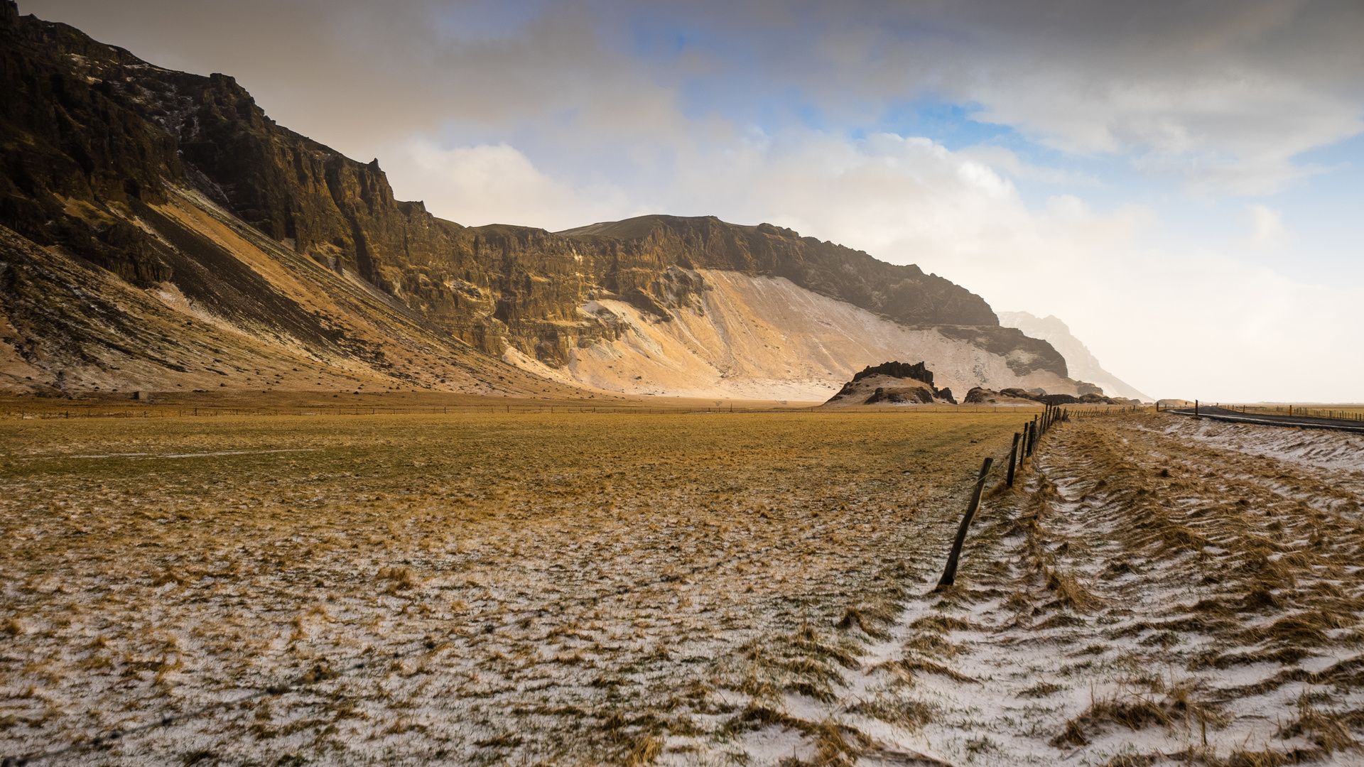 auf Island im Winter