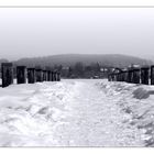 Auf Knien den Winter anbetend