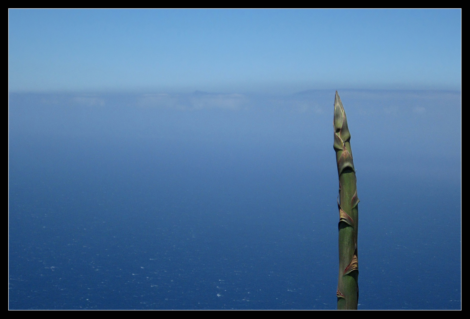 Auf La Gomera 2014 - 11  ( im Hintergrund - La Palma )