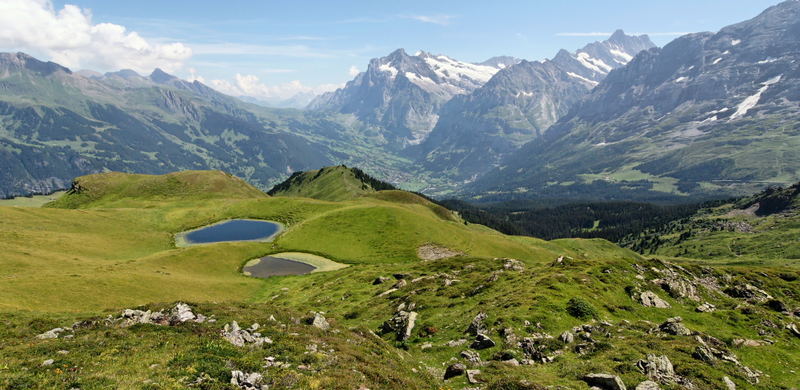 Auf Männlichen, Richtung Grindelwald..