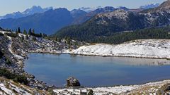 Auf meiner letzten Dolomitenfahrt nach den Bildern von ganz weit oben am 22.09. 2017...