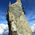 "Auf Messers Schneide" am Zinalrothorn