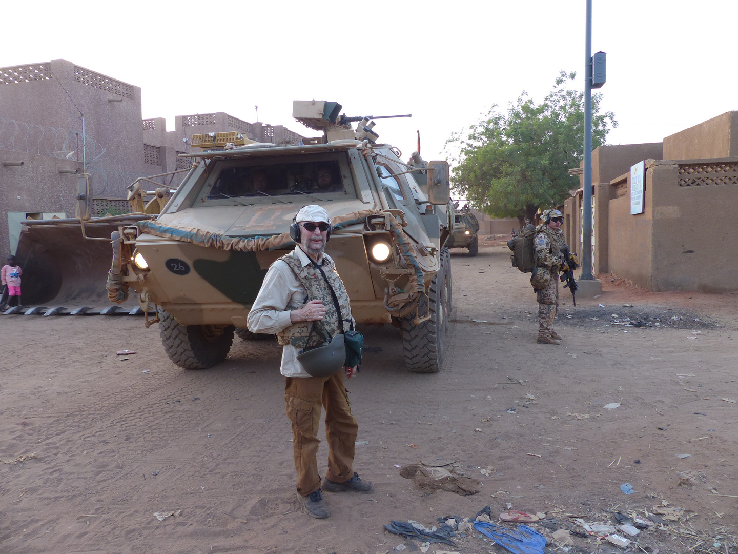 Auf Patrouille in Gao (Mali) ...