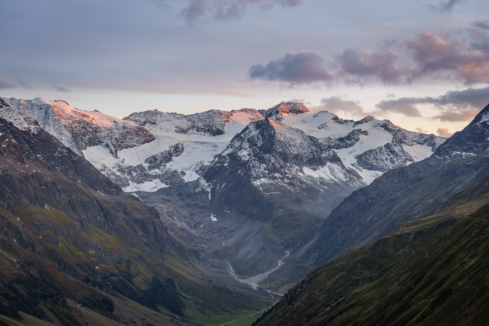 Auf Pitztaltour (5) - Alpenglühen