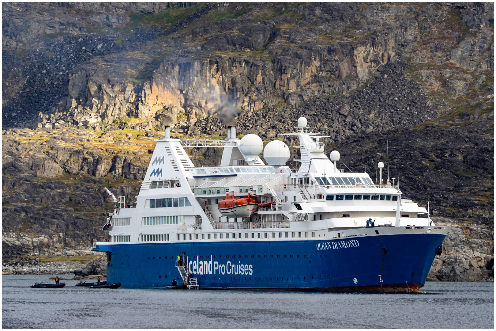 auf Reede vor Qeqertarsuaq / Grönland