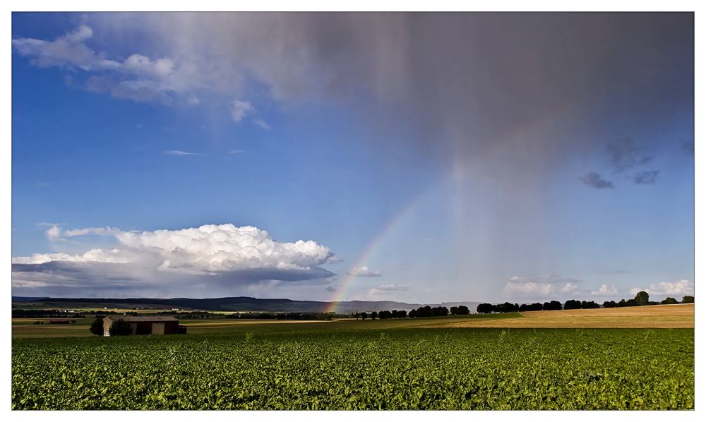 auf Regen folgt Sonne...