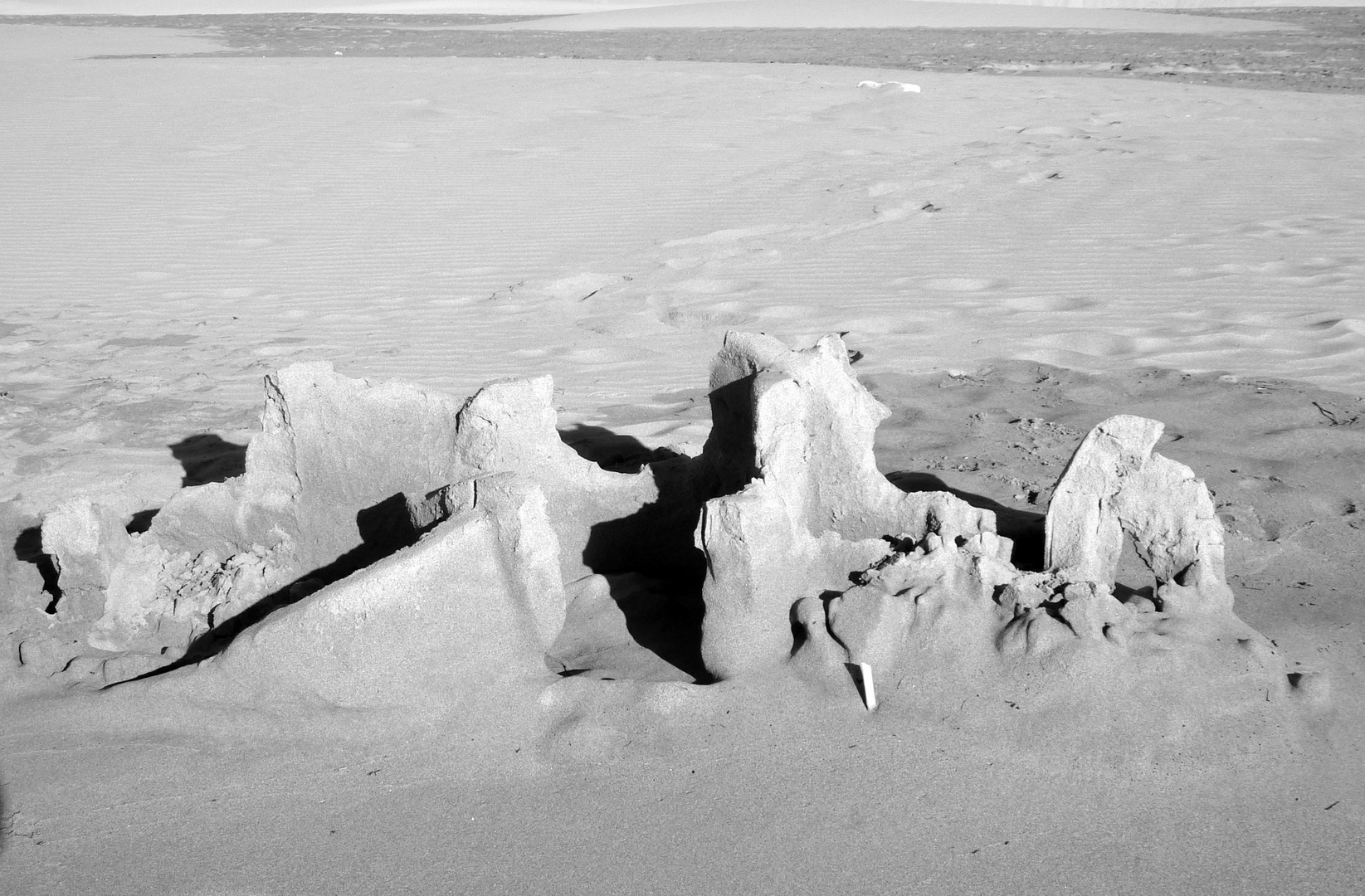 Auf Sand gebaut.