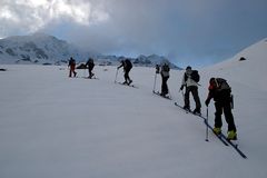 Auf Skitour...