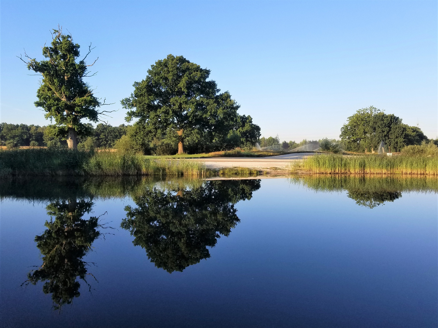 Auf spätsommerlicher Golfrunde