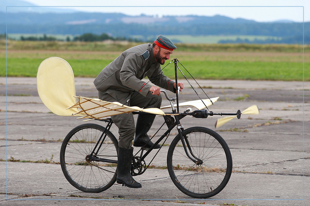 Auf Spuren von Otto Lilienthal ...