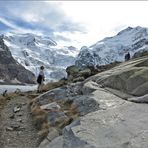 auf steinigen Pfaden zur Boval-Hütte