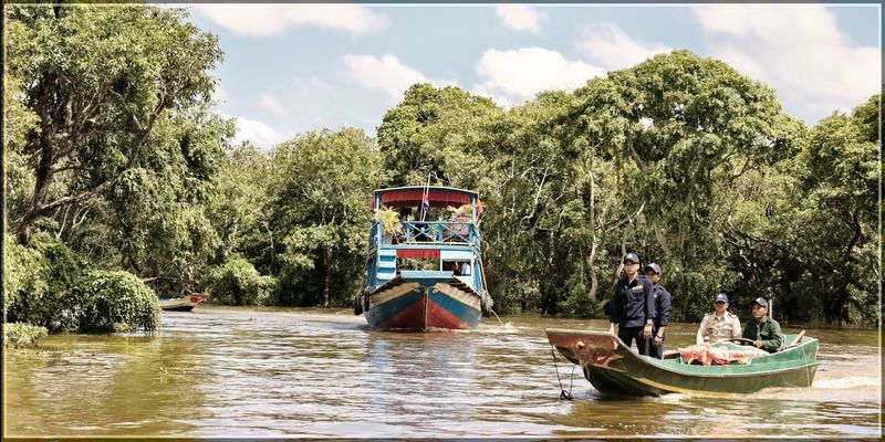 auf Streife in Kampong Phluk