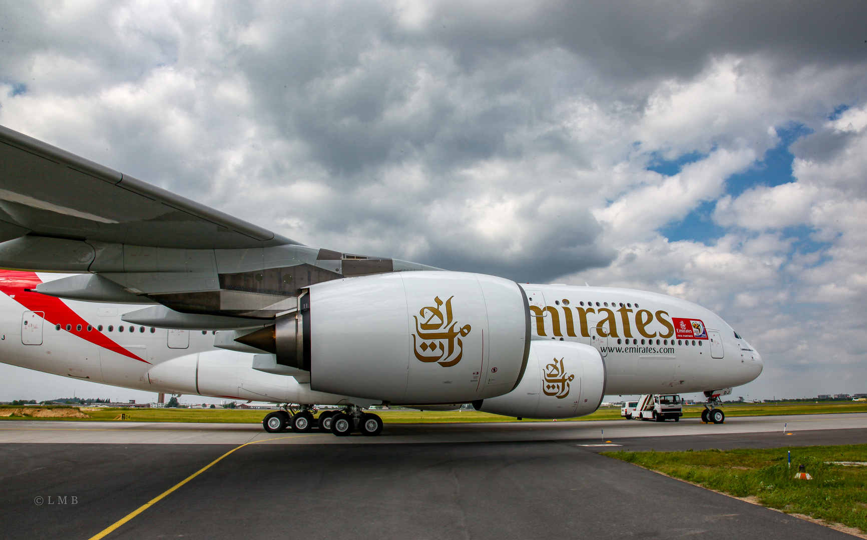 Auf Tuchfühlung mit dem Riesen-Airbus