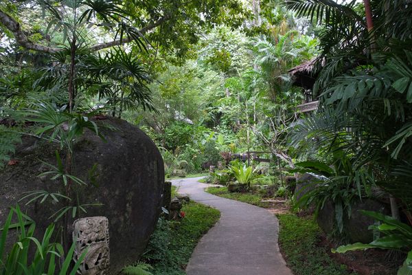 ...auf verschlungenen Wegen im Paradise Khao Lak Resort...
