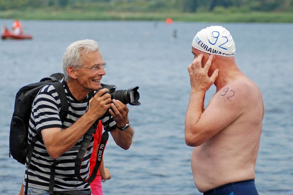 Auf Wasserraten-Foto-Pirsch