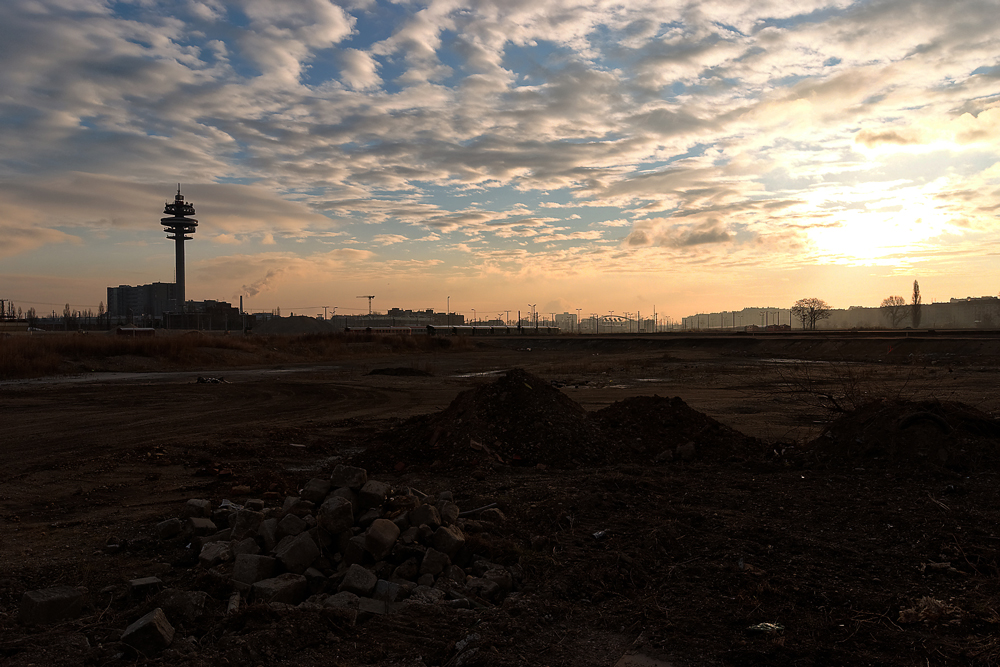 Auf Wien`s größter Baustelle