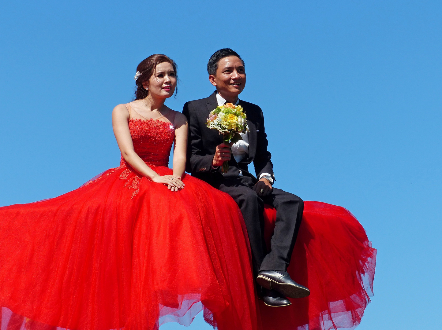 auf Wolke 7 Foto &amp; Bild | rot, mann, leben Bilder auf fotocommunity