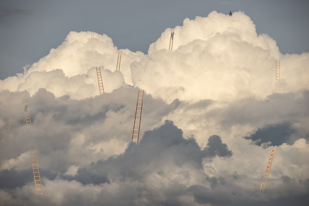 Auf Wolke 7