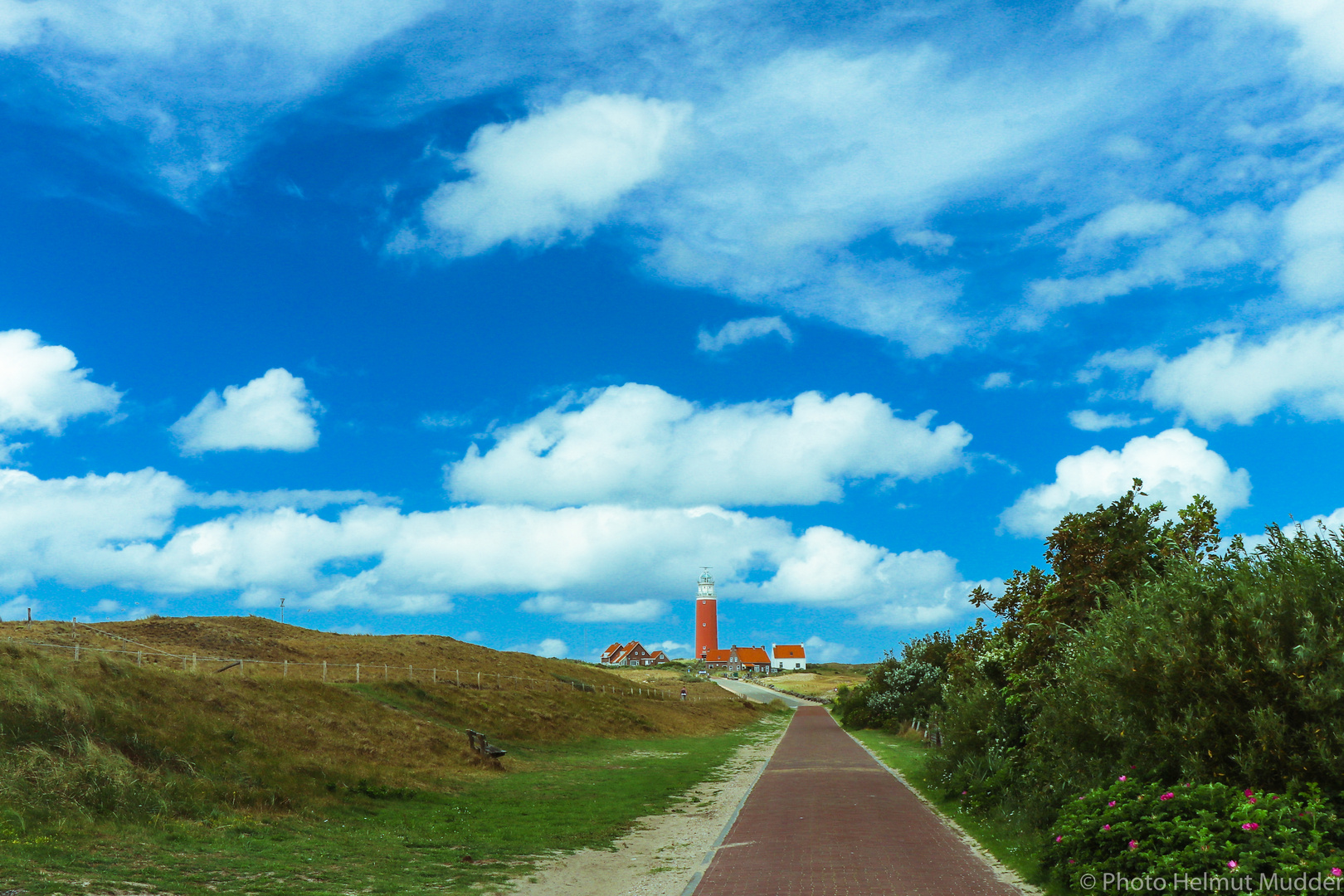 Auf zum Leuchtturm auf Texel