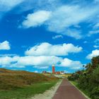 Auf zum Leuchtturm auf Texel