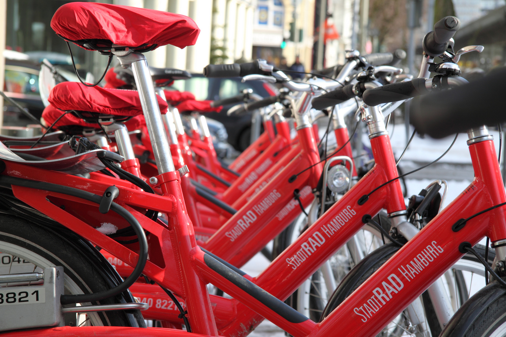 Auf zwei Rädern durch hamburg