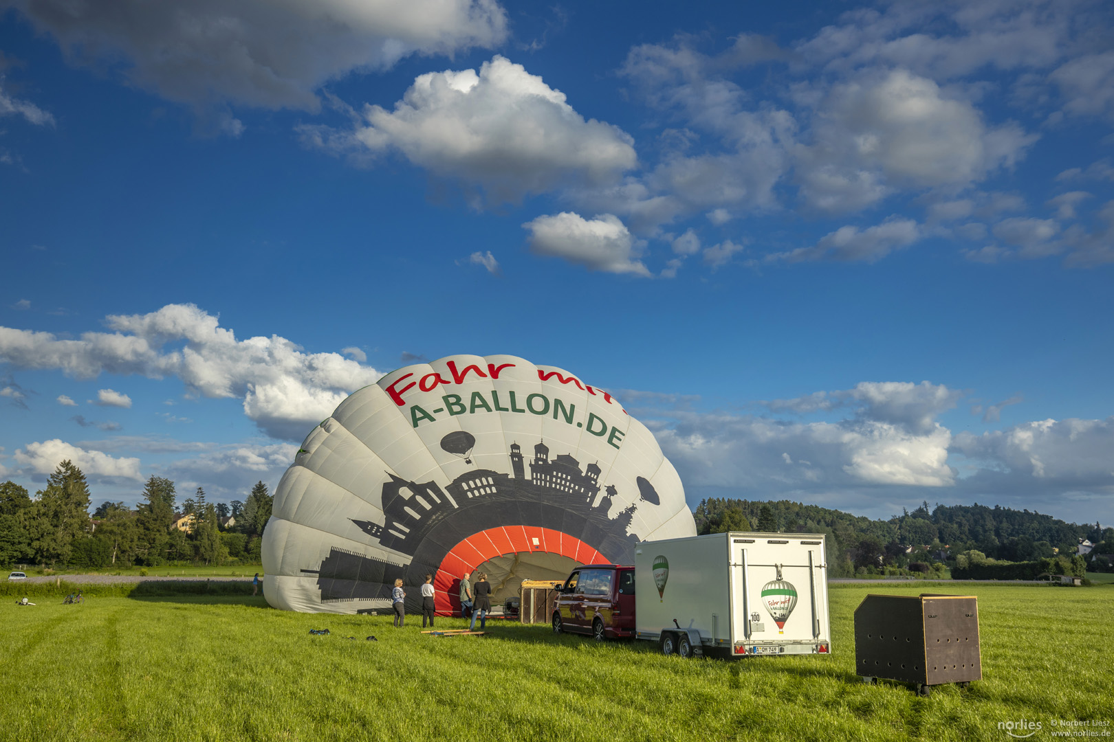 Aufbau Ballon