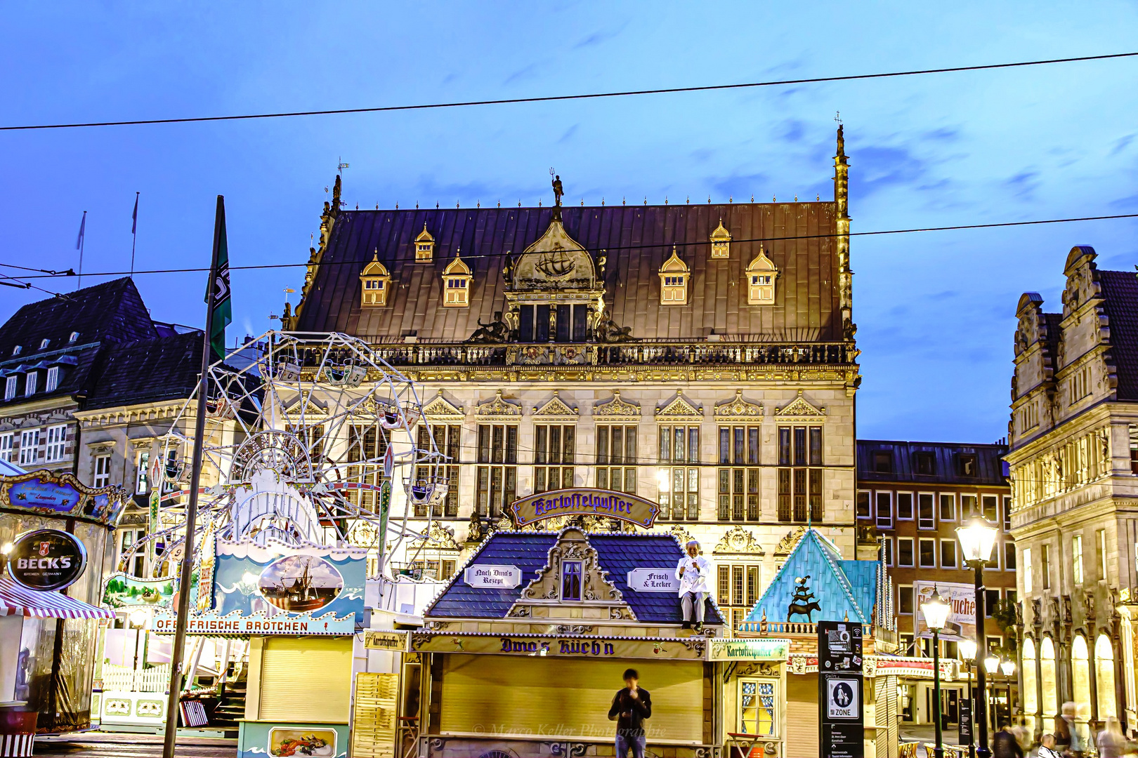 Aufbau des kleinen Freimarktes