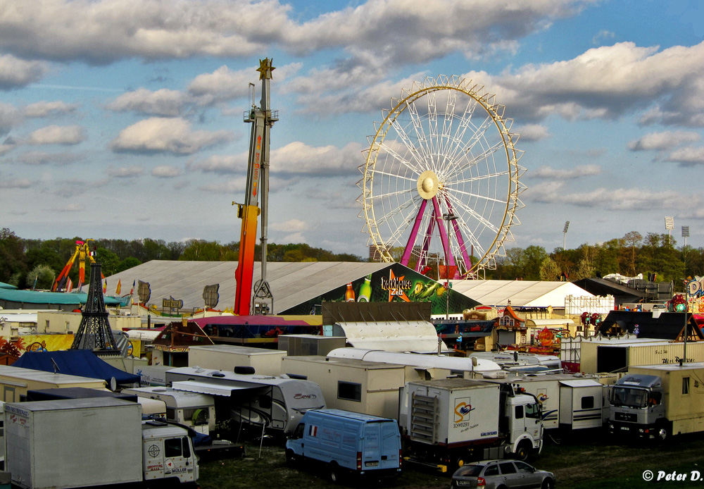 Aufbau Frühlingsfest 2014 (2)