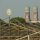 Aufbau Oktoberfest 2006