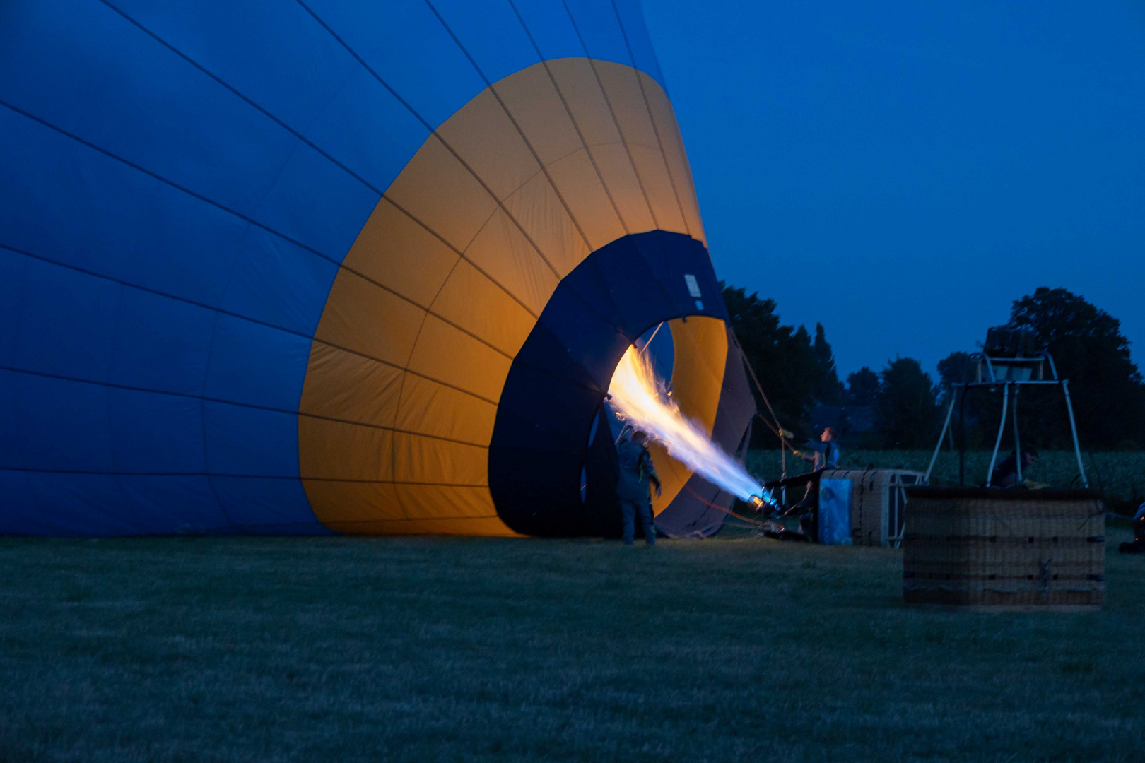 Aufbau zum Ballonglühen 