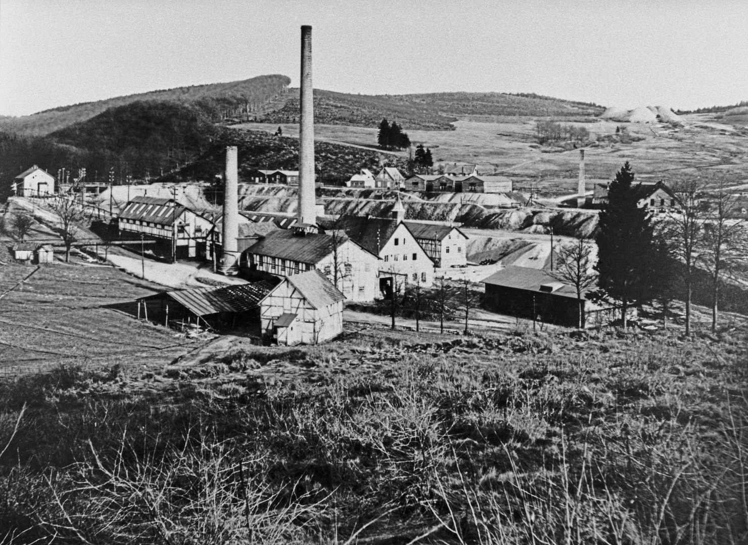Aufbereitung der ehemaligen Grube Altenberg bei Littfeld (heute Kreuztal-Littfeld)