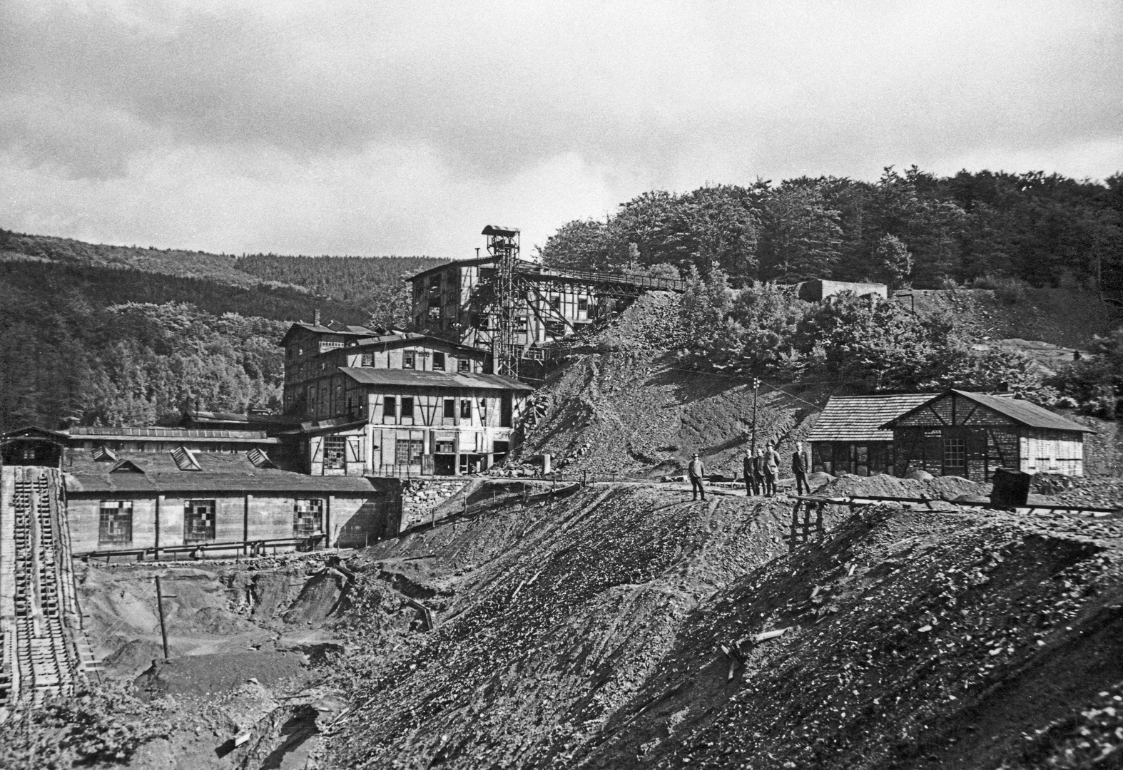 Aufbereitung der ehemaligen Grube Viktoria bei Kreuztal-Littfeld (Repro)