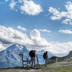 Aufbruch zur Hüttentour im Rosengartenmassiv