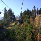 Auffahrt auf den Reifträger bei wunderschönem Herbstwetter