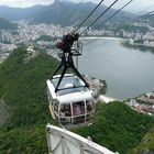 Auffahrt auf den Zuckerhut oberhalb von Rio de Janeiro