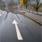 Auffahrt auf die Tauberbrücke