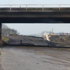 Auffahrt aus Richtung  Bad Oeynhausen über die neue Brücke