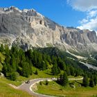 Auffahrt zum Grödnerjoch