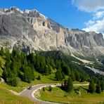 Auffahrt zum Grödnerjoch