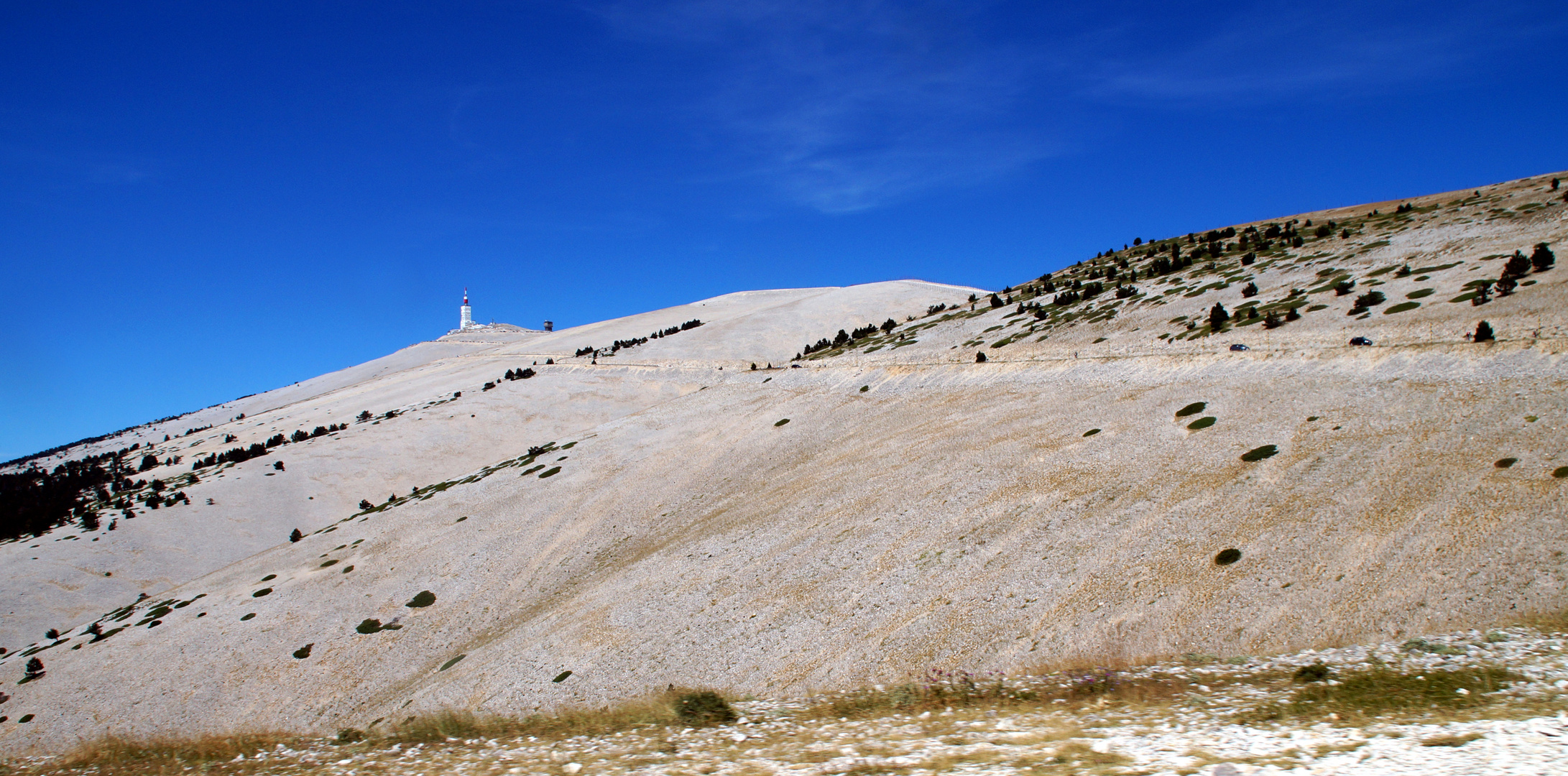 Auffahrt zum Mont Ventoux auf der Ostrampe