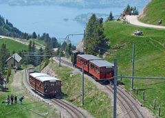 Auffahrtsdampf auf der Rigi