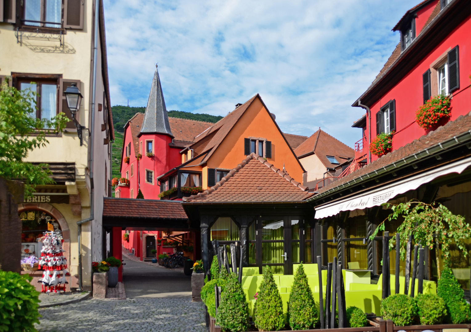 auffallend bunt in Kaysersberg