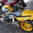 Auffallendes Motorrad