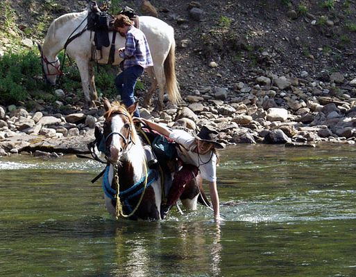 Auffuellen des Wasservorrats