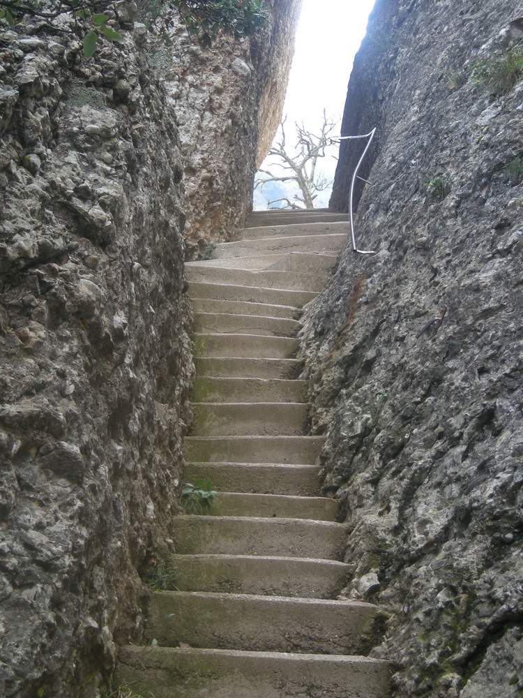 Aufgang zu Montserrat