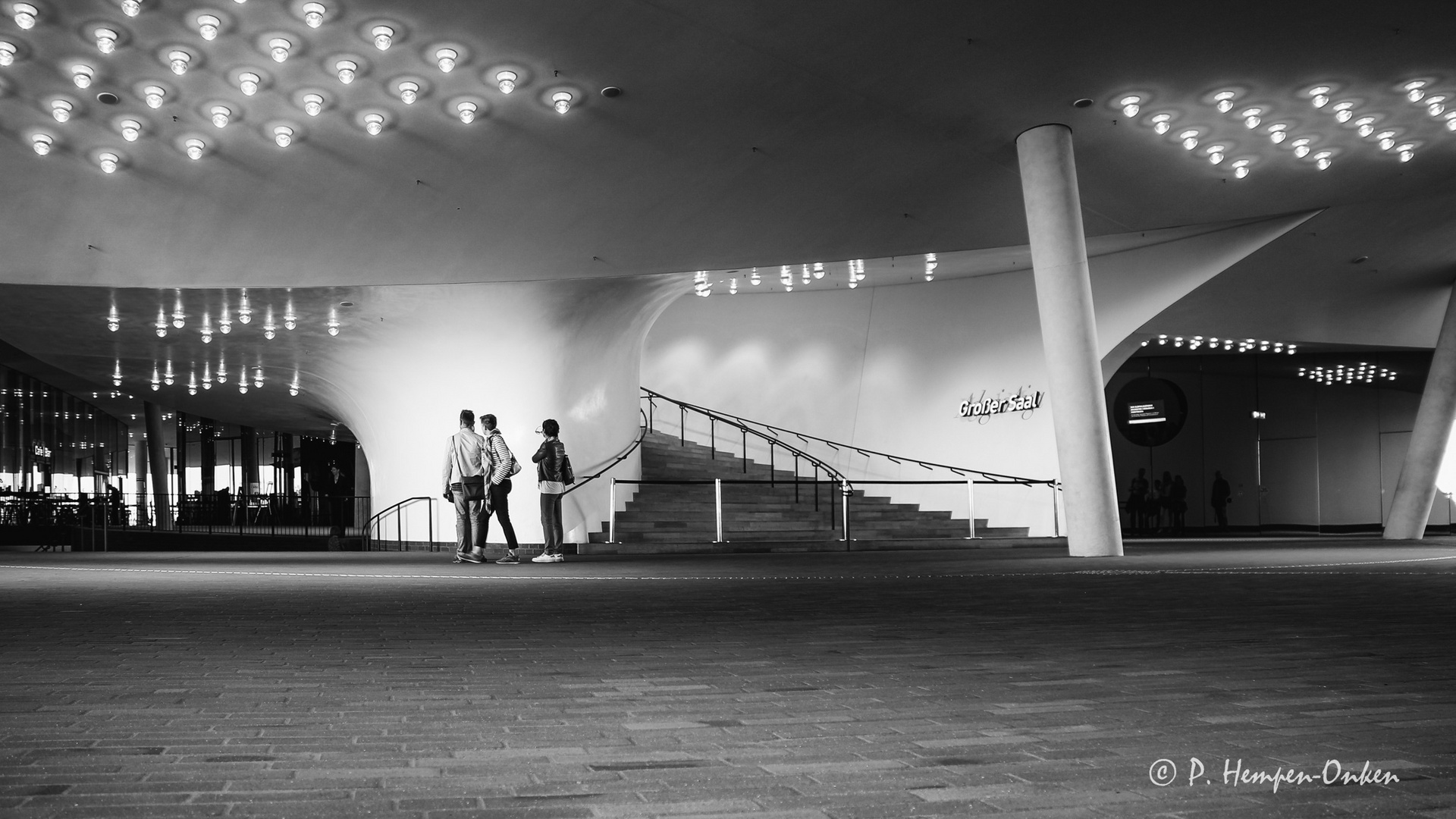 Aufgang zum großen Saal / Plaza / Elbphilharmonie