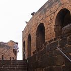 Aufgang zum römischen Theater von Bosra... (Archivaufnahme 2009)