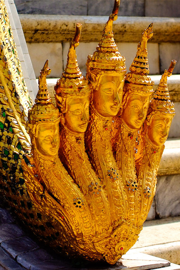 Aufgang zum Smaragd Buddha - Grand Palace BKK