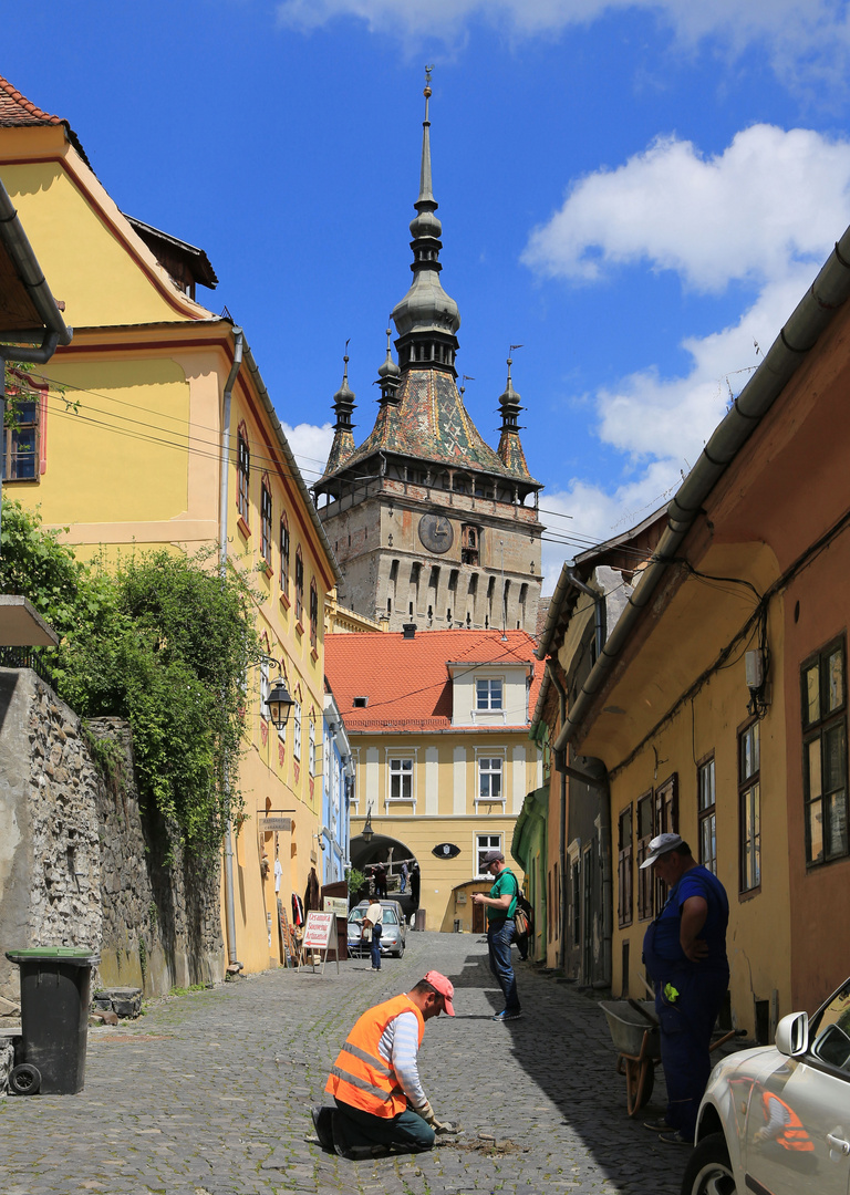 aufgang zum stundturm