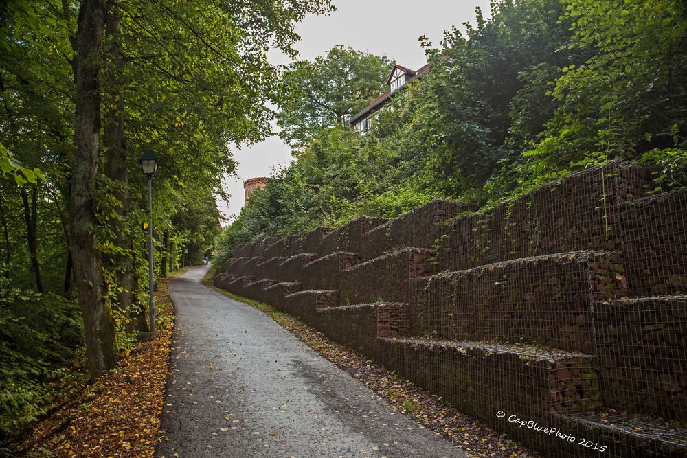 Aufgang zur Burg Altdahn